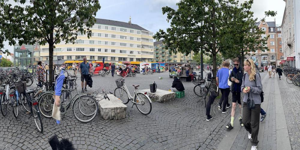 christianshavns torv, christianshavn, panorama