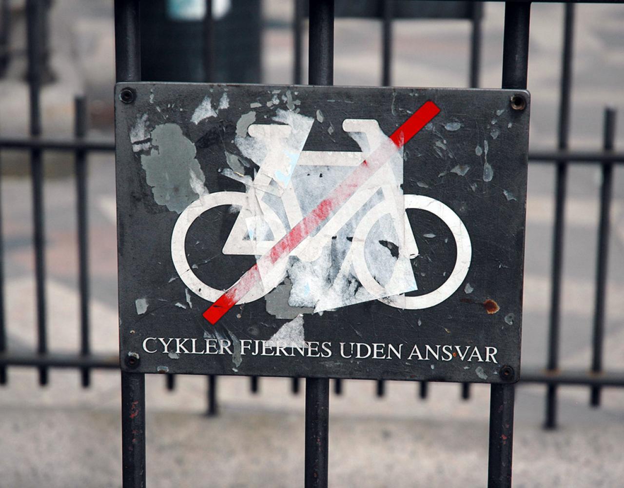 cykler fjernes uden ansvar